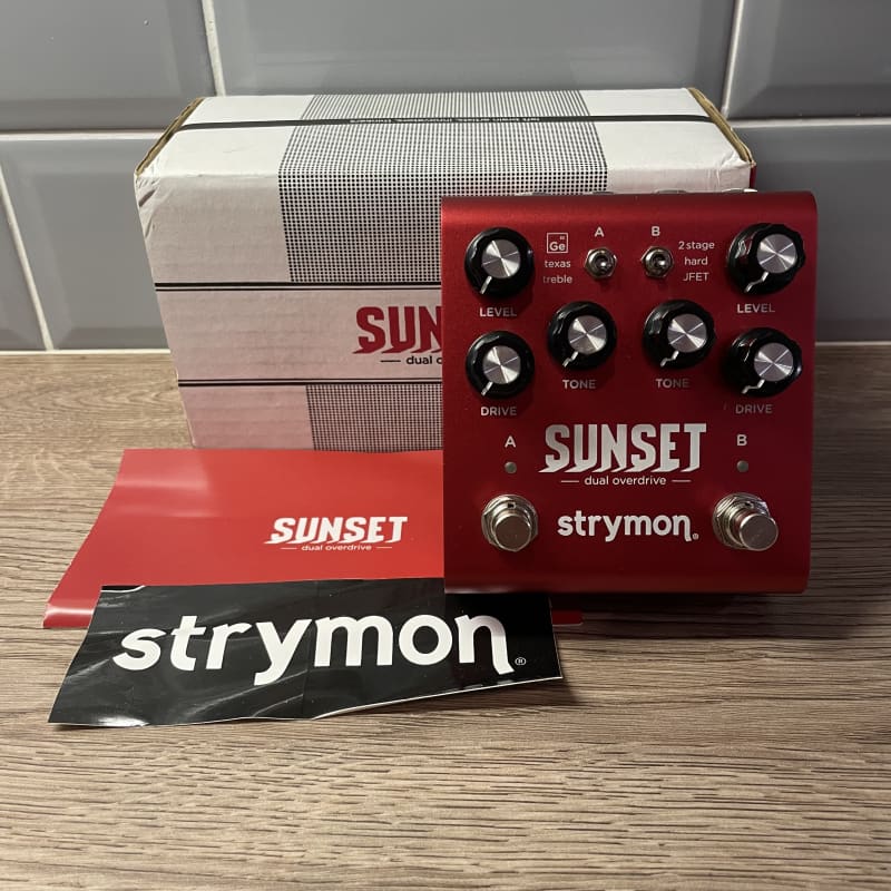 used 2017 - Present Strymon Sunset Dual Overdrive Red - Effect Pedal