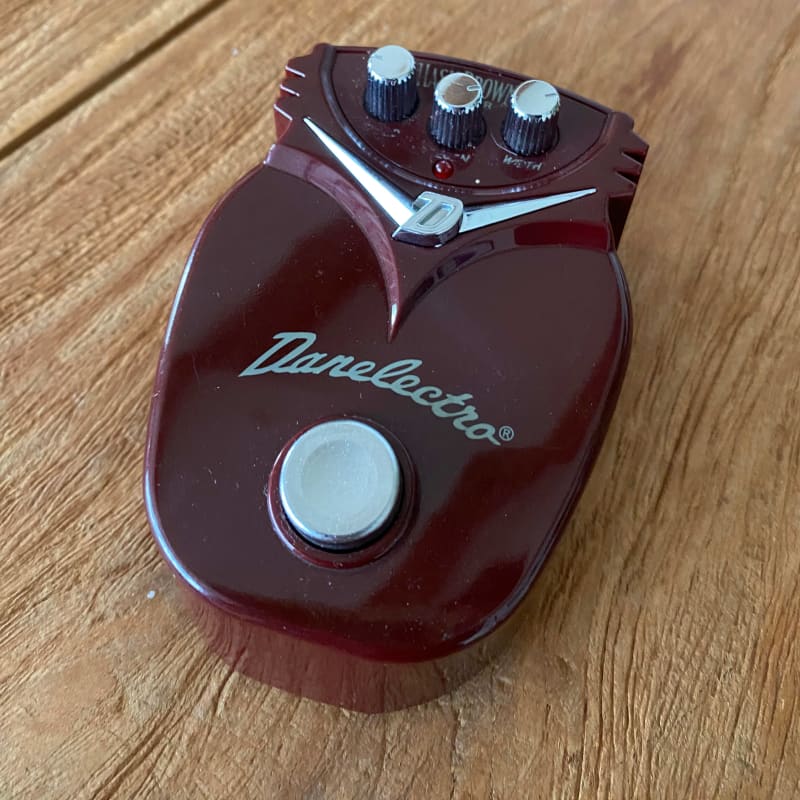 used 2000s Danelectro Hash Browns Flanger Maroon - Effect Pedal