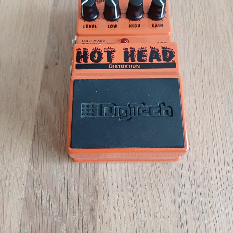 used 2010s DigiTech Hot Head Distortion Red - Effect Pedal