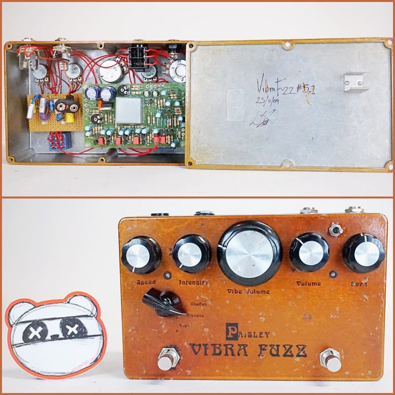 used 2009 Paisley Vibra Fuzz Gold - Effect Pedal