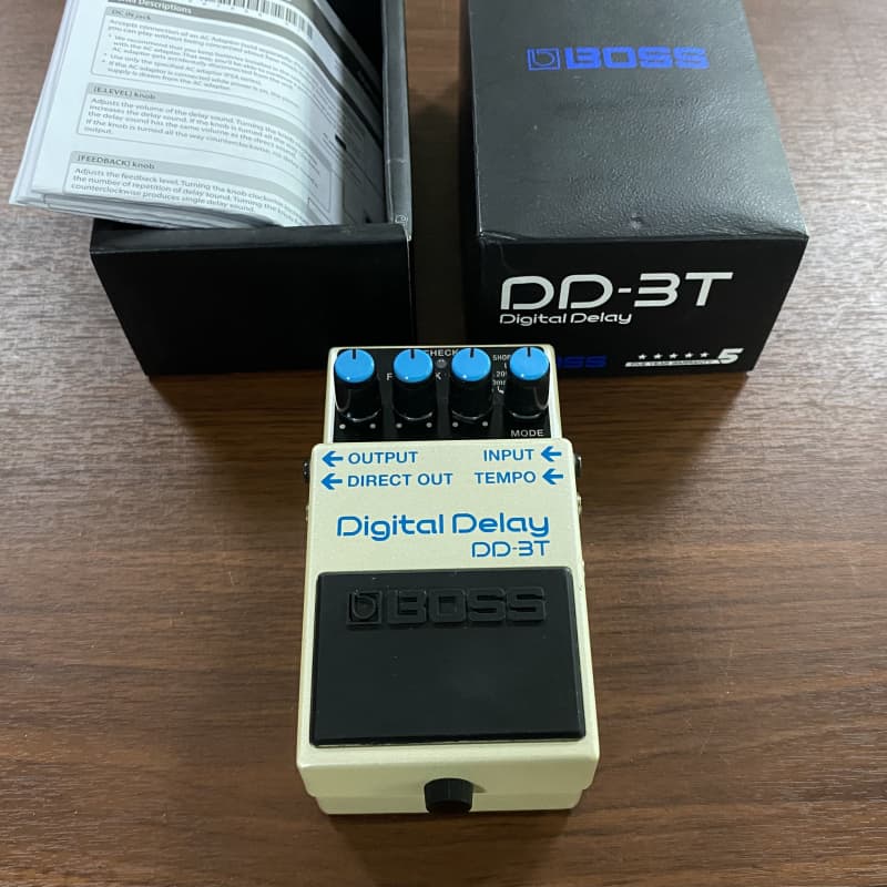 used 2019 - Present Boss DD-3T Digital Delay White - Effect Pedal