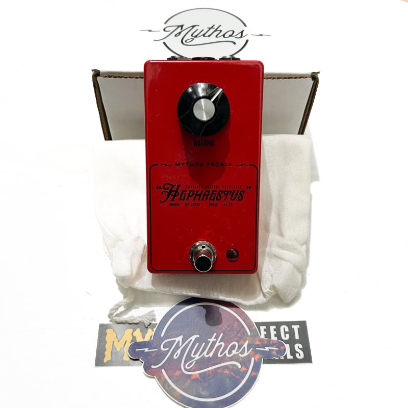 used 2022 Mythos Pedals Hephaestus Sub Octave Fuzz Red - Effect Pedal