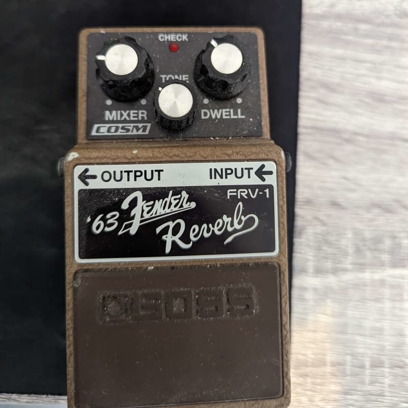 used 2009 - Present Boss FRV-1 '63 Fender Reverb Brown - Effect Pedal