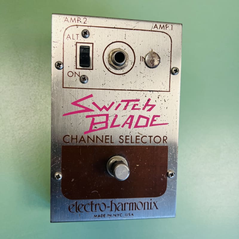 used 1970s Electro-Harmonix Switch Blade Silver - Effect Pedal