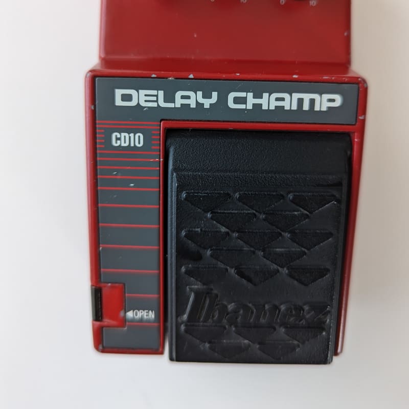 used 1980s Ibanez Delay Champ CD10 Red - Effect Pedal