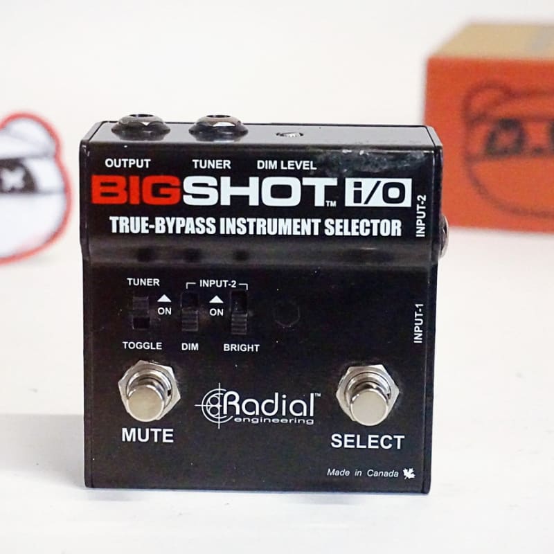 used 2010s Radial BigShot i/O Black - Effect Pedal