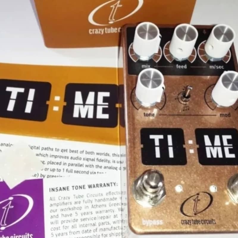 used 2021 - Present Crazy Tube Circuits Time MKIII Delay Brown - Effect Pedal