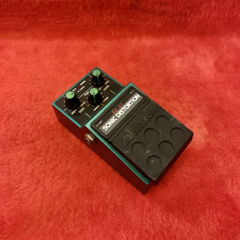 used 1980 Maxon SD-01 Sonic Distortion Pedal Green - Effect Pedal