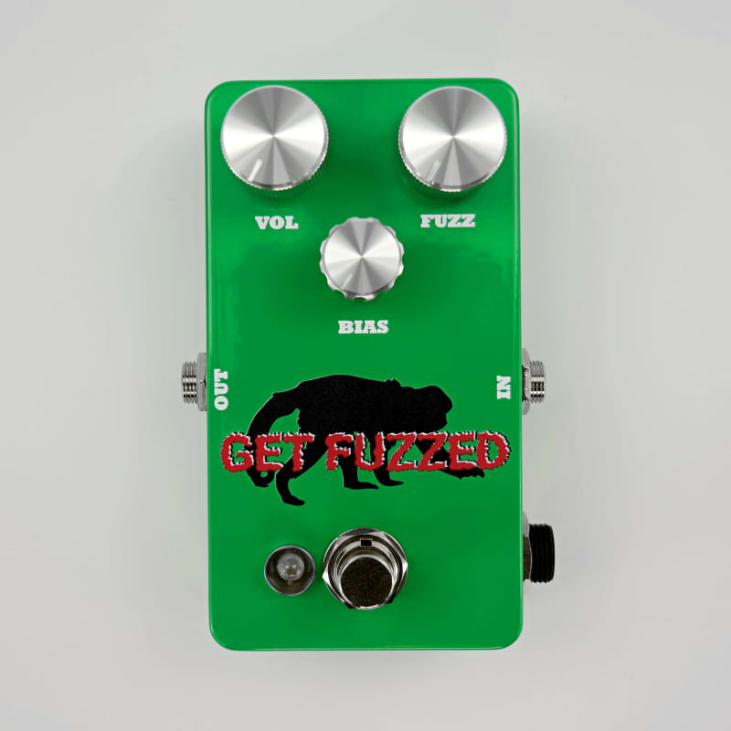 new 2023 Stumpbox Pedals GET FUZZED Silver Knob Green - Effect Pedal