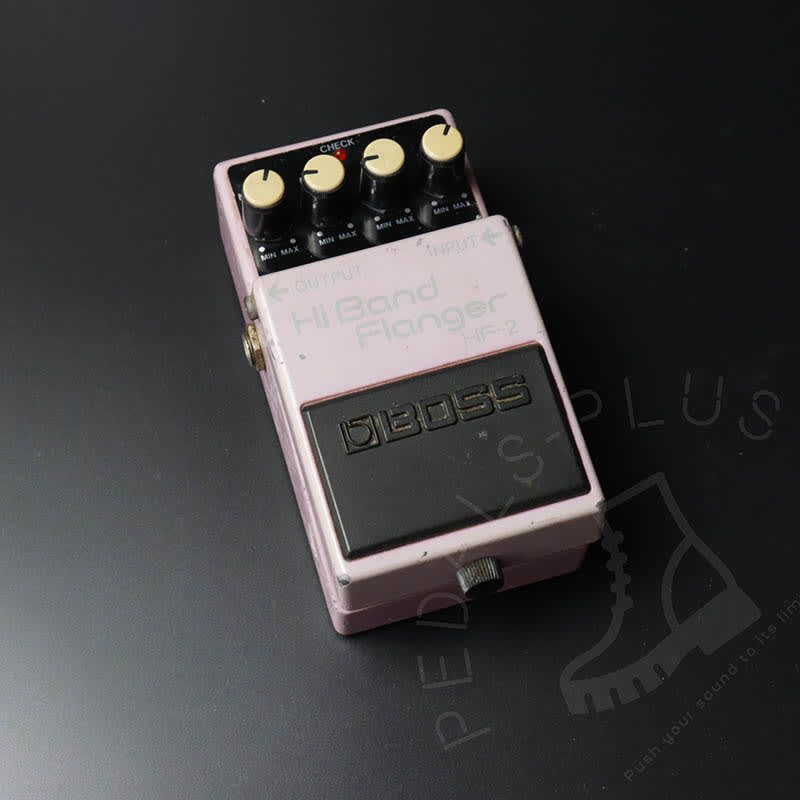 used 1991 Boss HF-2 Hi Band Flanger 1991 Pink - Effect Pedal