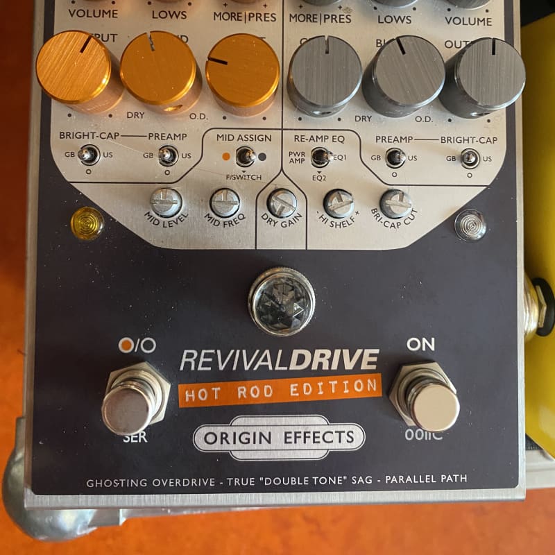 used 2020 - 2021 Origin Effects RevivalDRIVE Hot Rod Gray - Effect Pedal