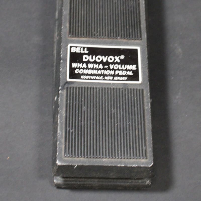 used Bell Duovox Wha Wha Volume Combination Pedal Black - Effect Pedal