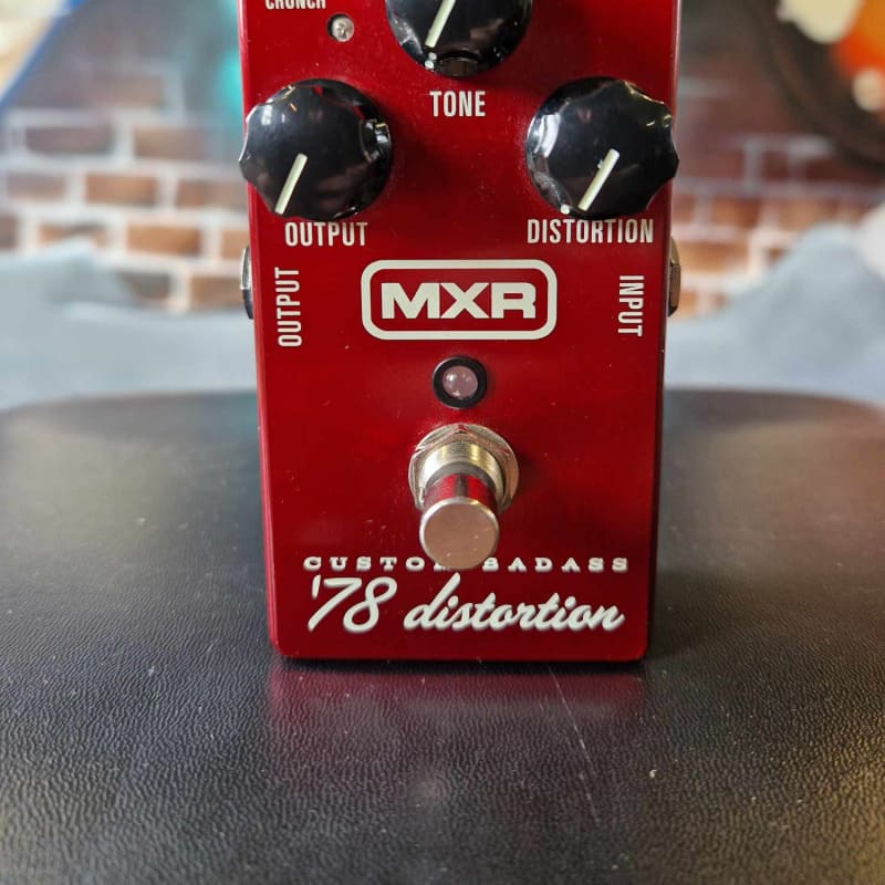 used MXR Custom Badass ’78 Distortion Red – Effect Pedal