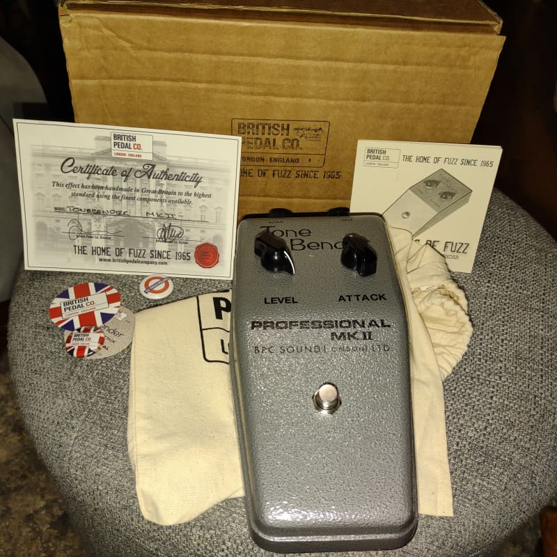 used 2010s British Pedal Company Tonebender Professional Mark II Grey - Effect Pedal