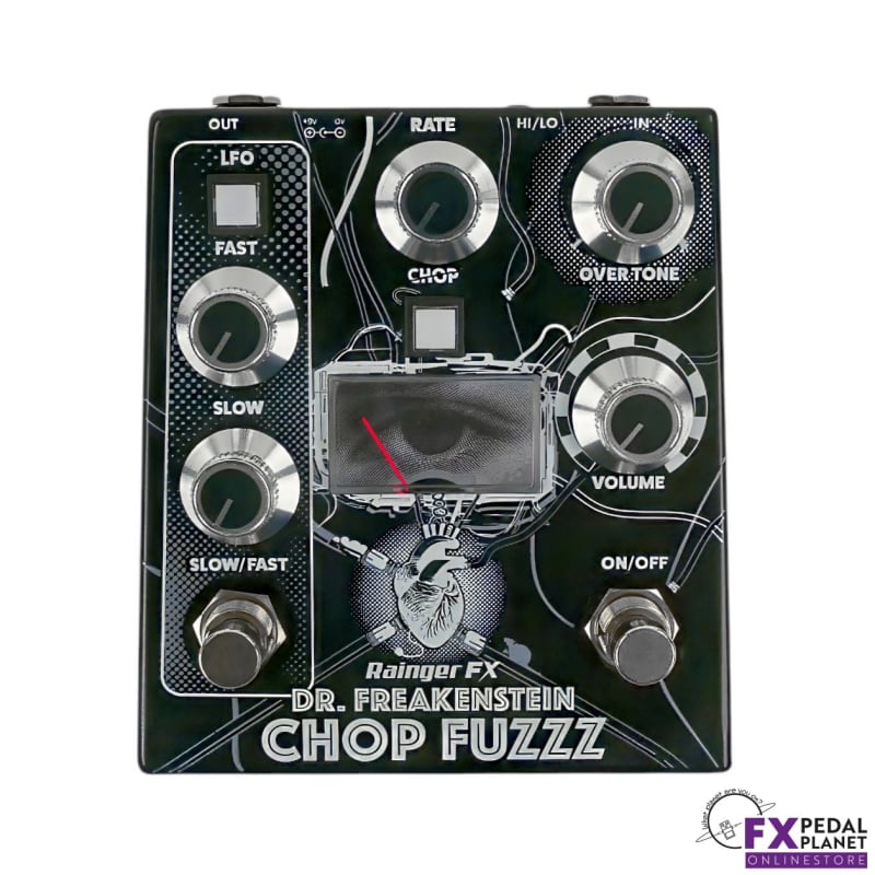 new 2023 Rainger FX Chop Fuzzz Black - Effect Pedal