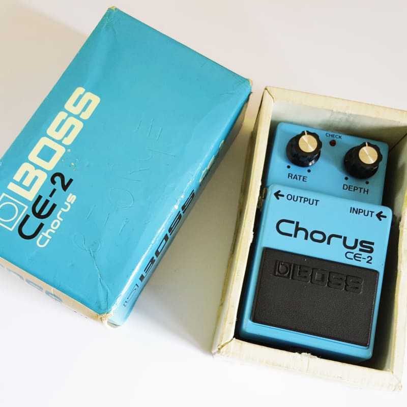 used 1980s Boss CE-2 Chorus (Green Label) Blue - Effect Pedal