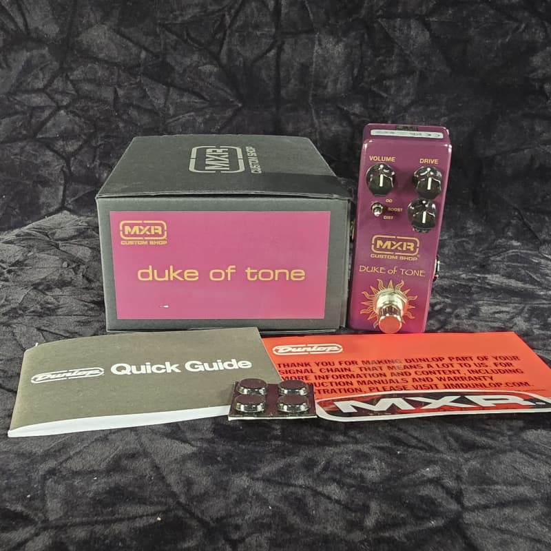 used 2022 - Present MXR CSP039 Duke of Tone Overdrive Purple - Effect Pedal