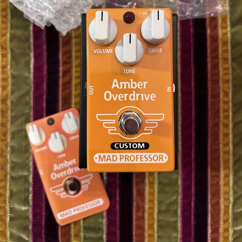 used 2019 Mad Professor Amber Overdrive Handwired Orange - Effect Pedal