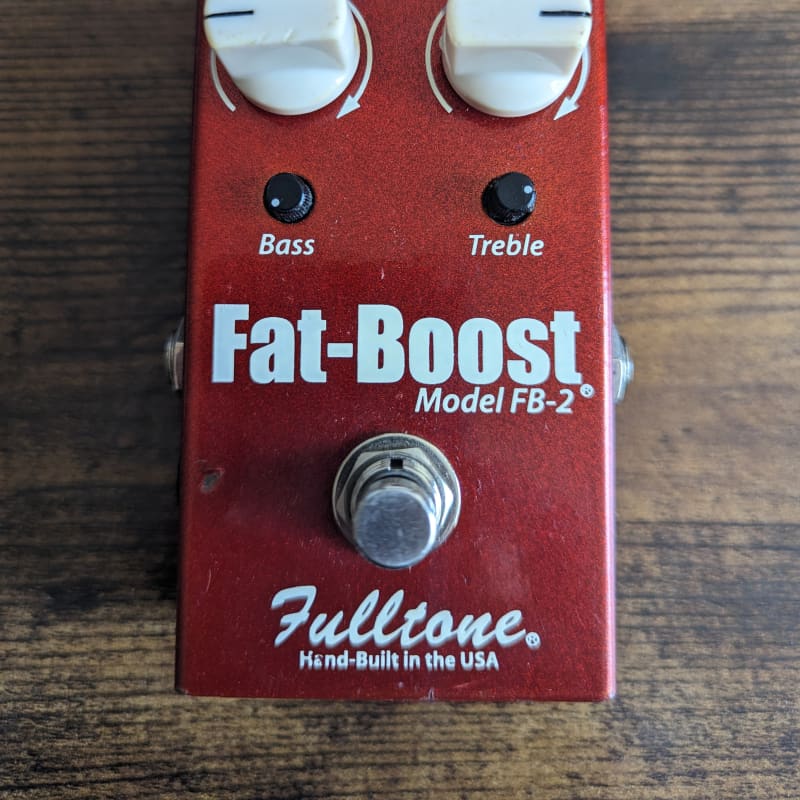 used 2000s Fulltone Fat Boost FB-2 Red - Effect Pedal