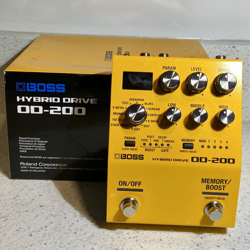 used ~2020 Boss OD-200 Overdrive Orange - Effect Pedal