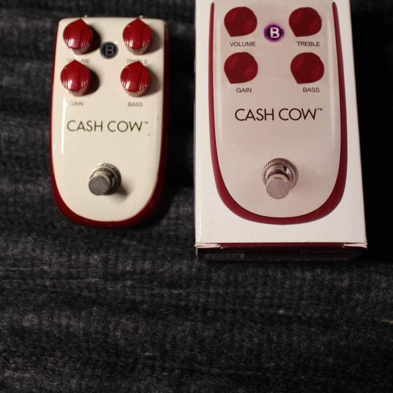 used 2010s Danelectro Billionaire Cash Cow Distortion Cream/Brown – Effect Pedal