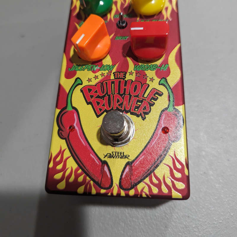 used 2022 Steel Panther Butthole Burner Red/Yellow - Effect Pedal