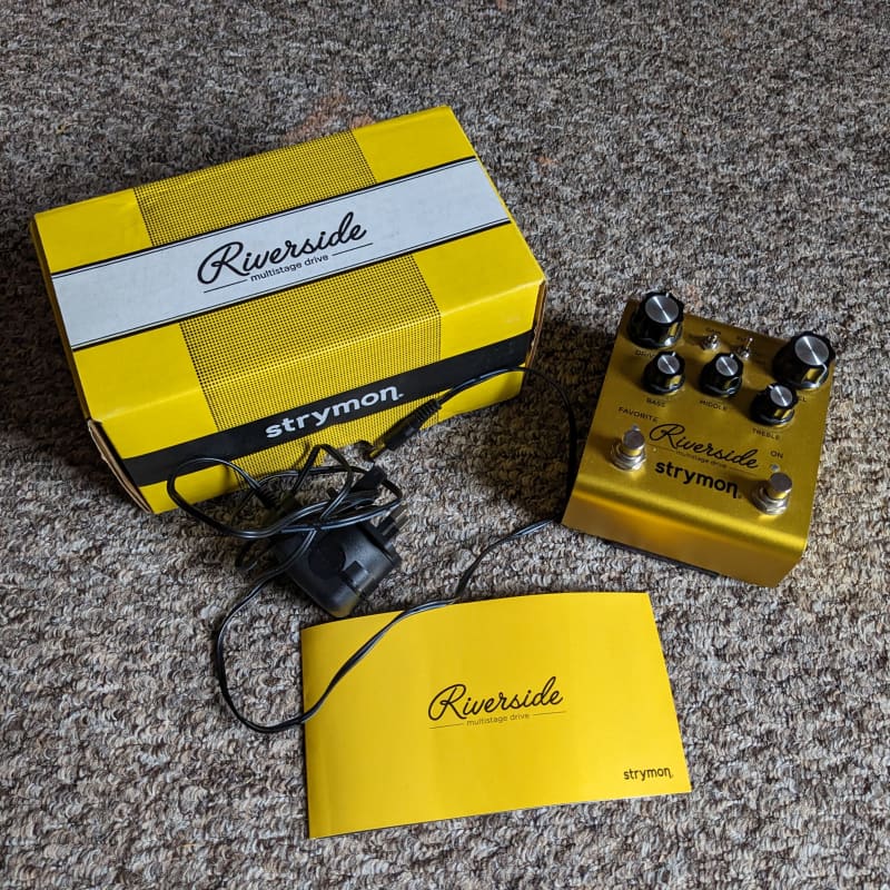 used 2016 - Present Strymon Riverside Multi-Stage Drive Yellow - Effect Pedal