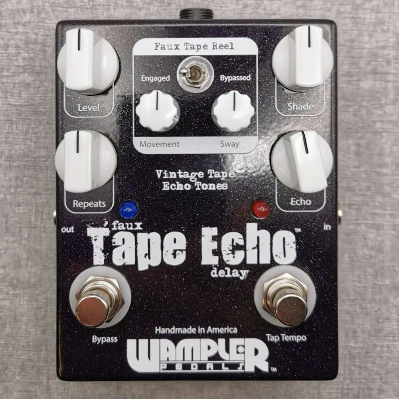 used 2010s Wampler Faux Tape Echo Black - Effect Pedal