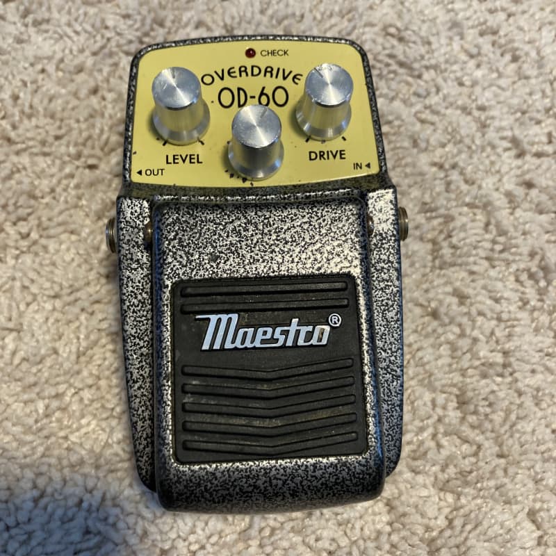 used Maestro OD-60 Super Crunch Overdrive Hammered Metal - Effect Pedal