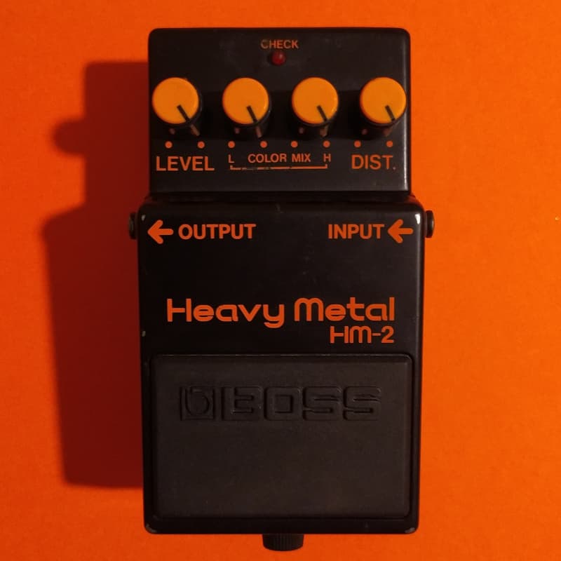 used 1988 Boss HM-2 Heavy Metal (Black Label) Black - Effect Pedal