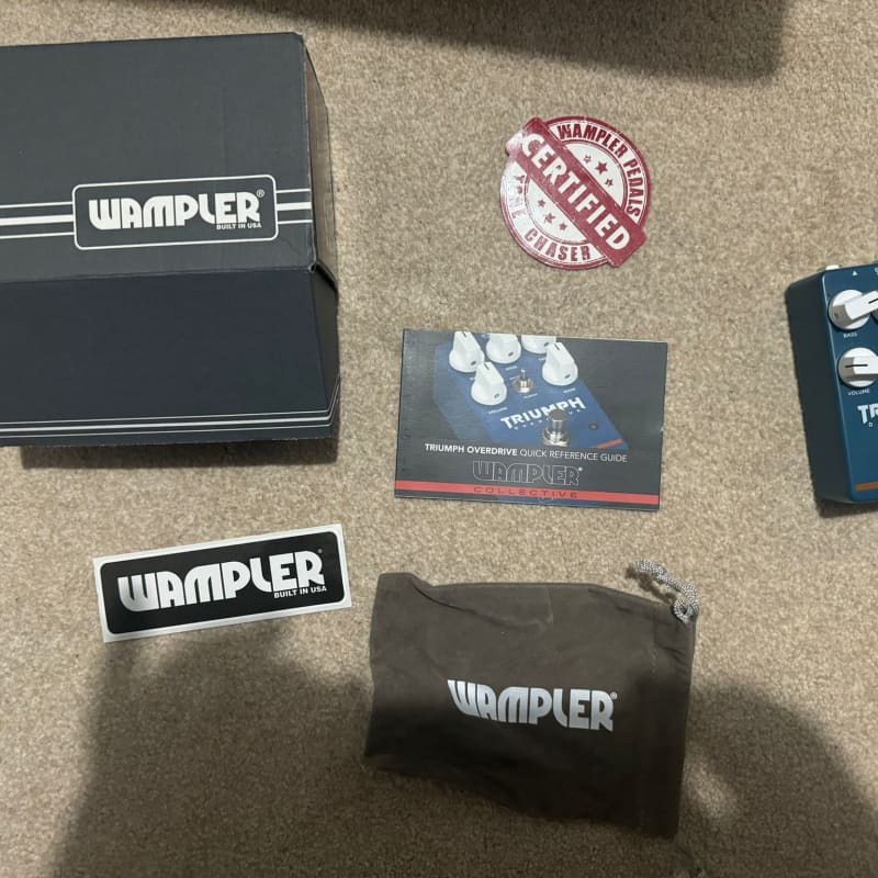 used 2022 - Present Wampler Triumph Overdrive Blue - Effect Pedal