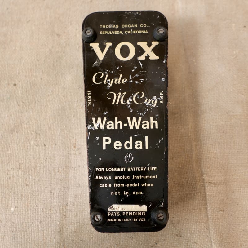 used 1967 Vox Clyde McCoy Wah-Wah Pedal Black - Effect Pedal