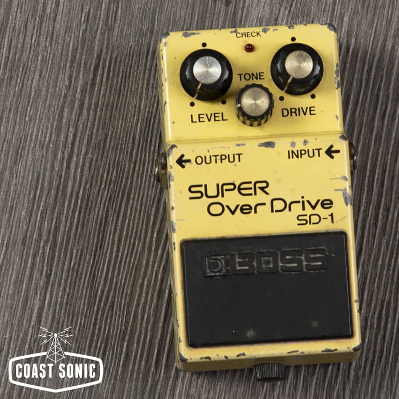 used 1983 Boss SD-1 Super overdrive Yellow - Effect Pedal