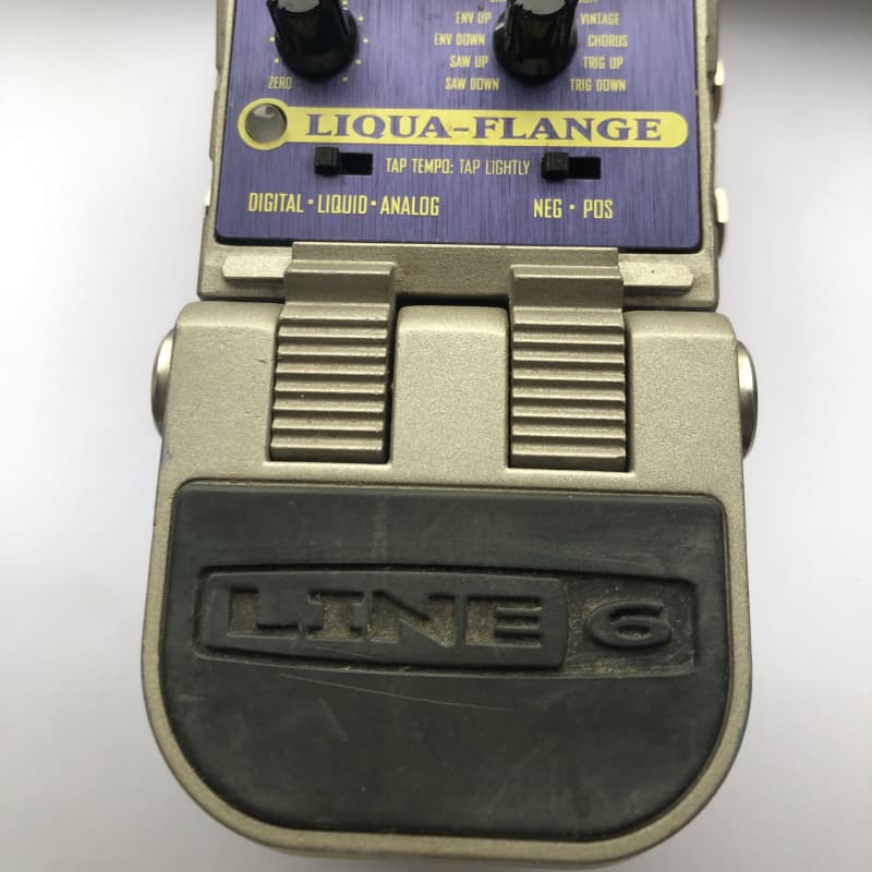 used 2006 - 2010 Line 6 ToneCore Liqua-Flange Flanger Gray - Effect Pedal