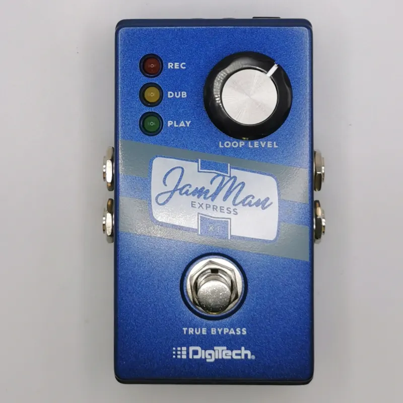 used 2010s DigiTech JamMan Express XT Compact Stereo Looper Blue - Effect Pedal