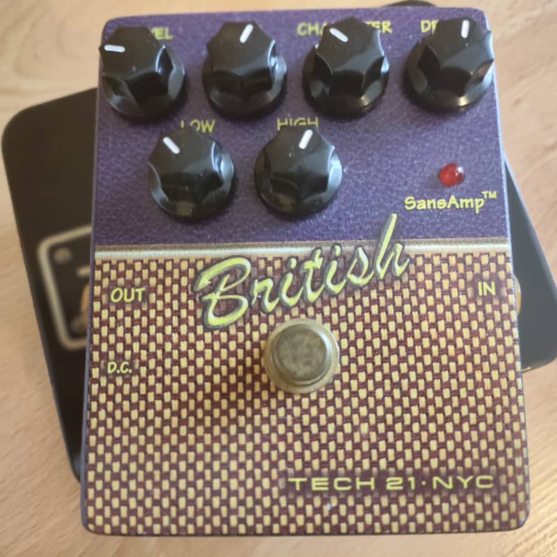 used 2010s Tech 21 SansAmp Character Series British Purple - Effect Pedal