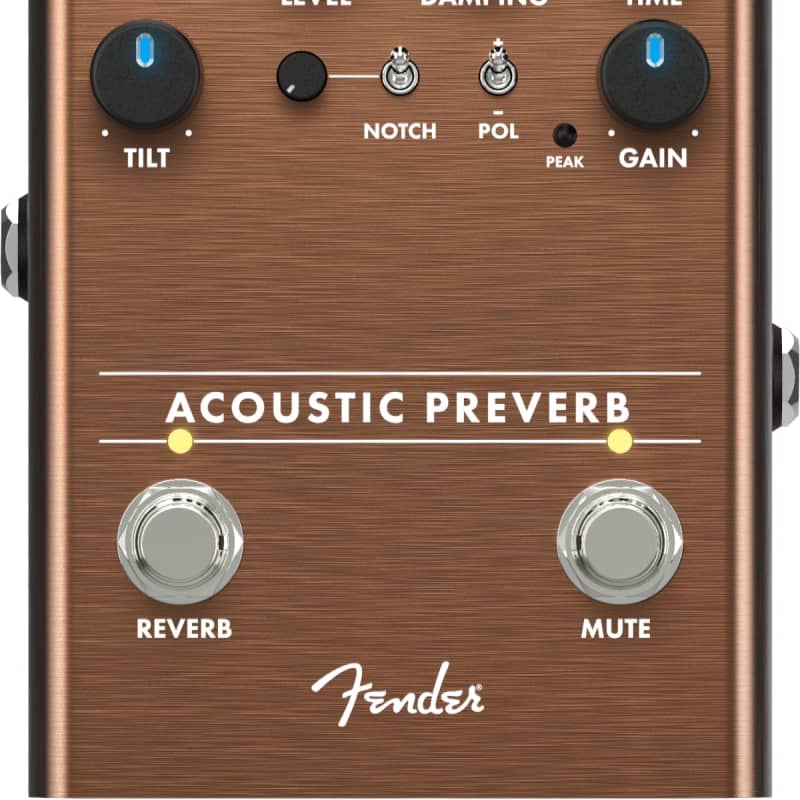 new 2020 - Present Fender Acoustic Preverb Brown - Effect Pedal