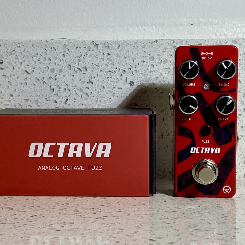 used ~2020 Pigtronix Octava Micro Octave Fuzz Red - Effect Pedal