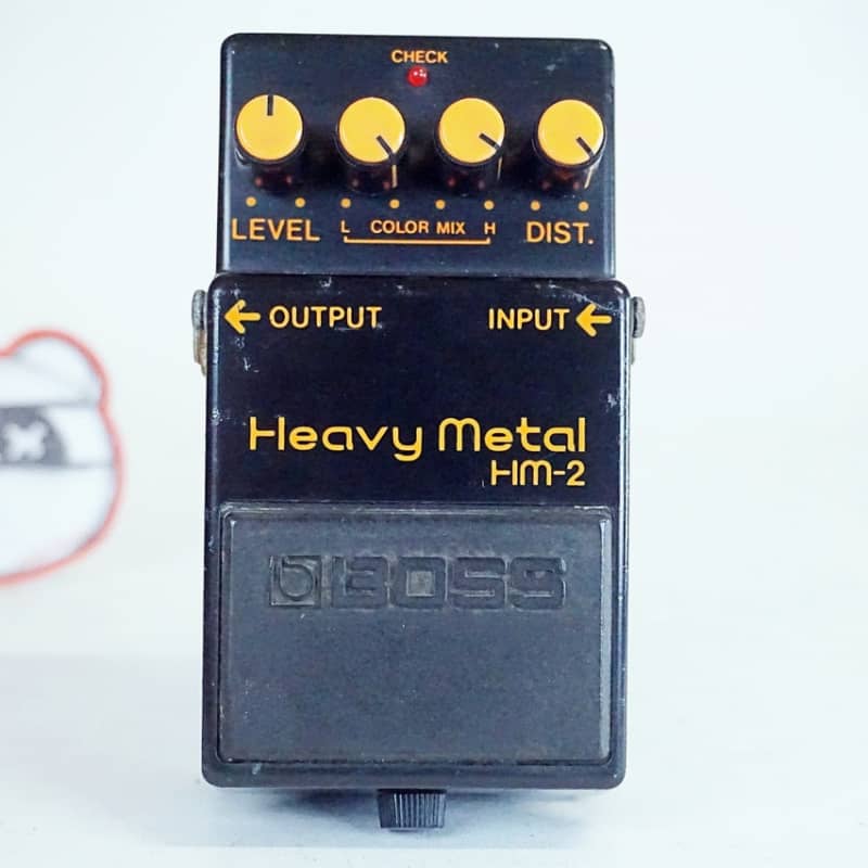 used 1989 Boss HM-2 Heavy Metal (Black Label) Black - Effect Pedal