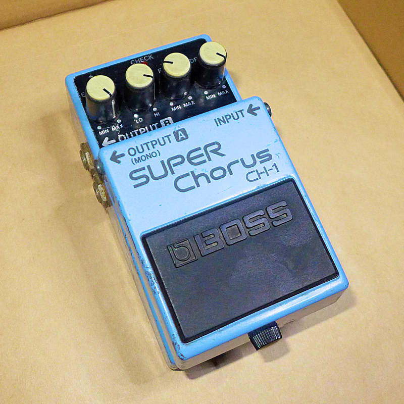 used 1989 - 2001 Boss CH-1 Super Chorus (Blue or Pink Label) Blue - Effect Pedal