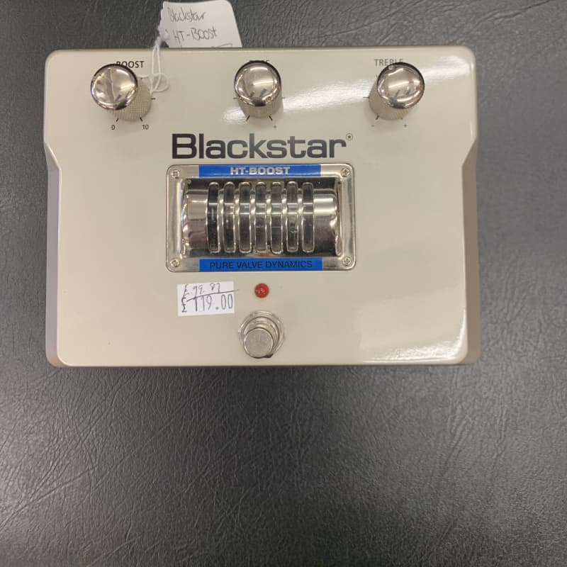 new 2010s Blackstar HT-Boost Tube Boost Pedal Silver - Effect Pedal