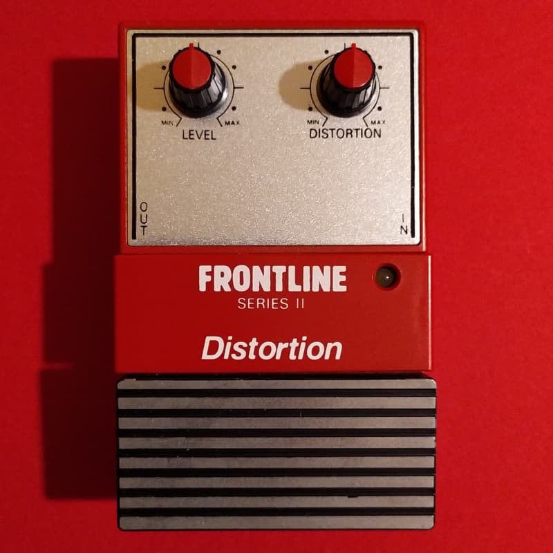 used 1980s Frontline Distortion Red - Effect Pedal