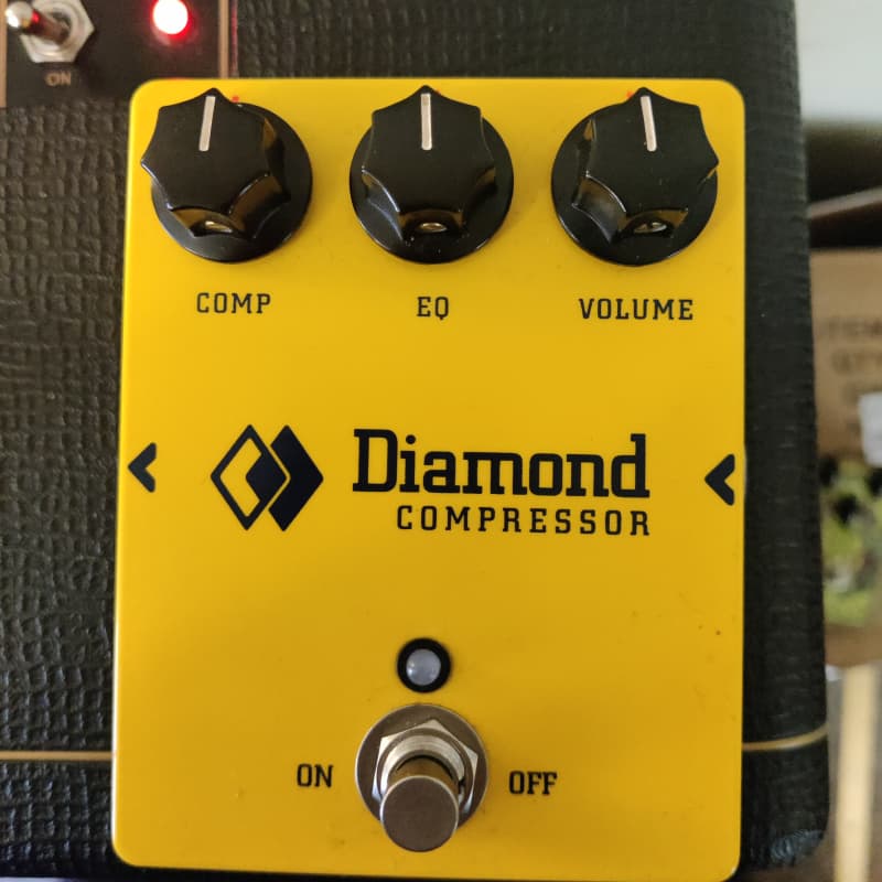 used 2010s Diamond Compressor Yellow - Effect Pedal