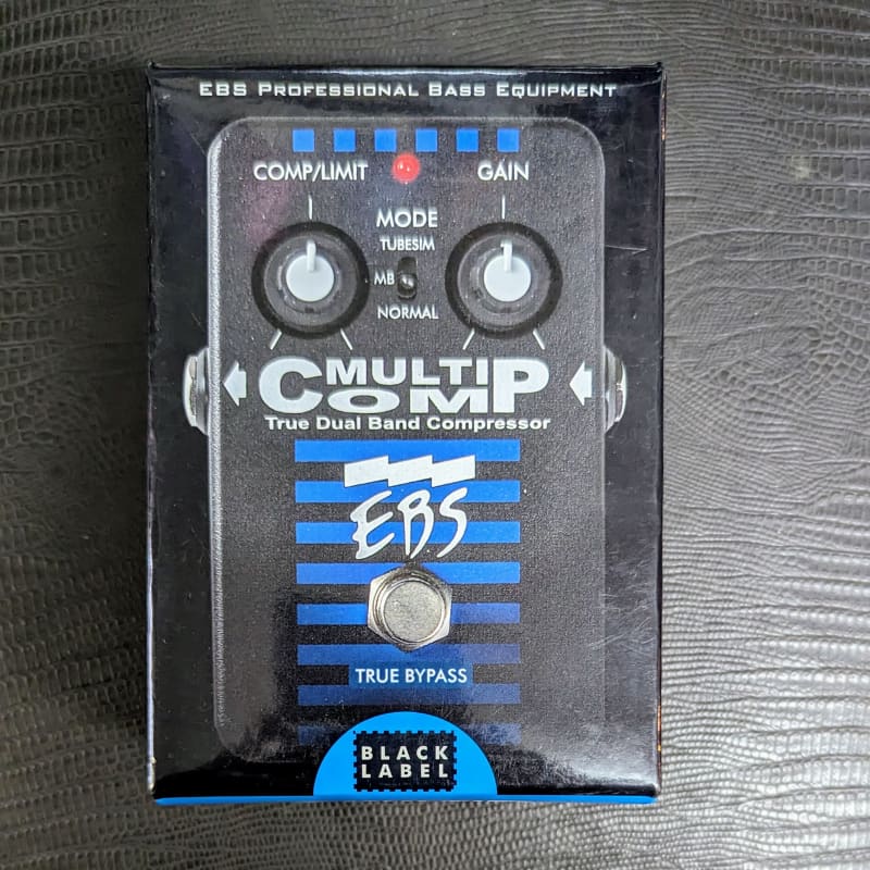 used 2010s EBS MultiComp Studio Edition Black/Blue - Effect Pedal