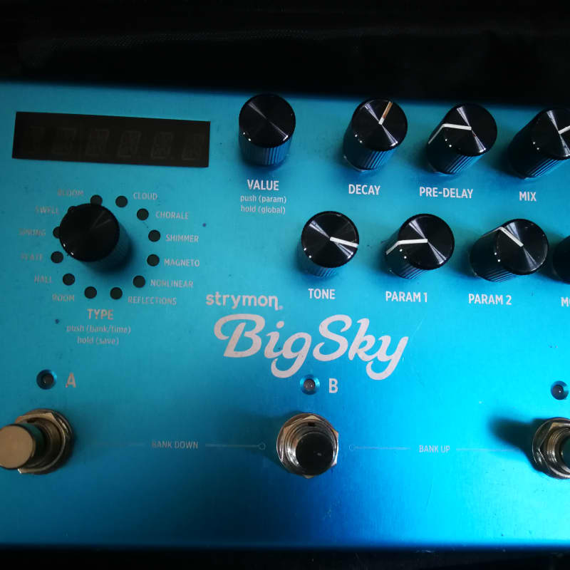 used 2013 - Present Strymon Big Sky Reverb (with box) Blue - Effect Pedal