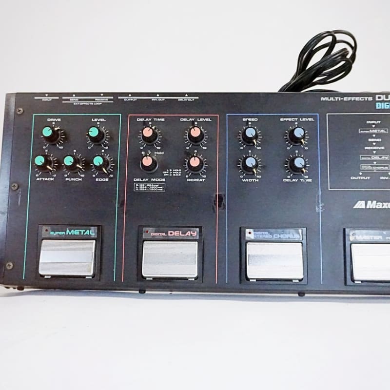 used 1980s Maxon DUE300 Multi Effects Black - Effect Pedal