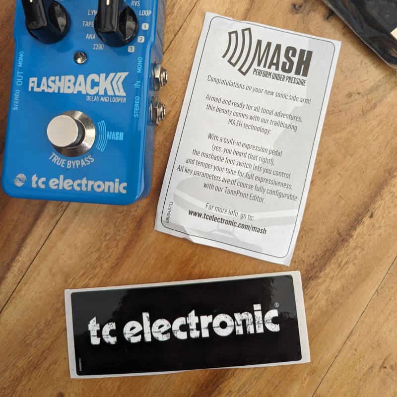 used 2017 - Present TC Electronic Flashback 2 Delay and Looper Blue - Effect Pedal