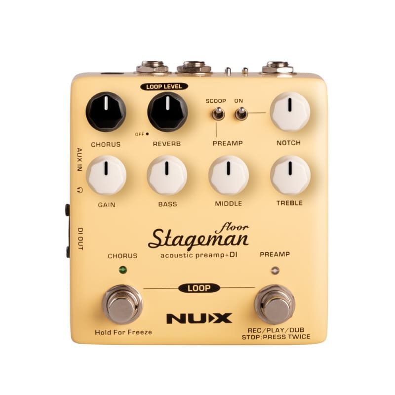 new NuX Nux Nap-5 Stageman Acoustic Preamp Pedal , - Effect Pedal