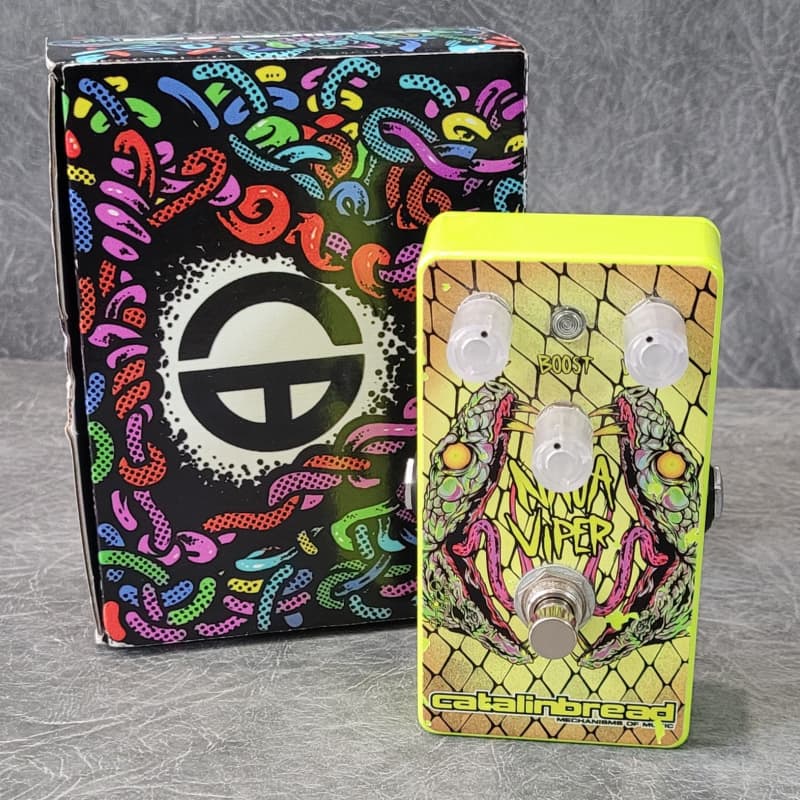 used 2020s Catalinbread Naga Viper Gallery series Neon Yellow - Effect Pedal