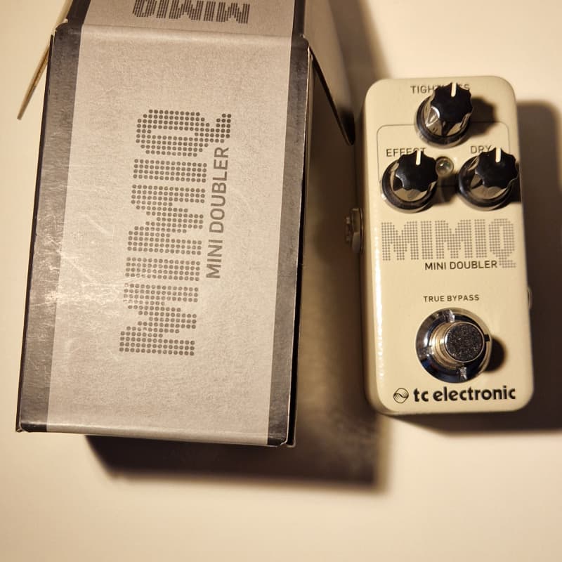 used 2017 - Present TC Electronic Mimiq Mini Doubler White - Effect Pedal